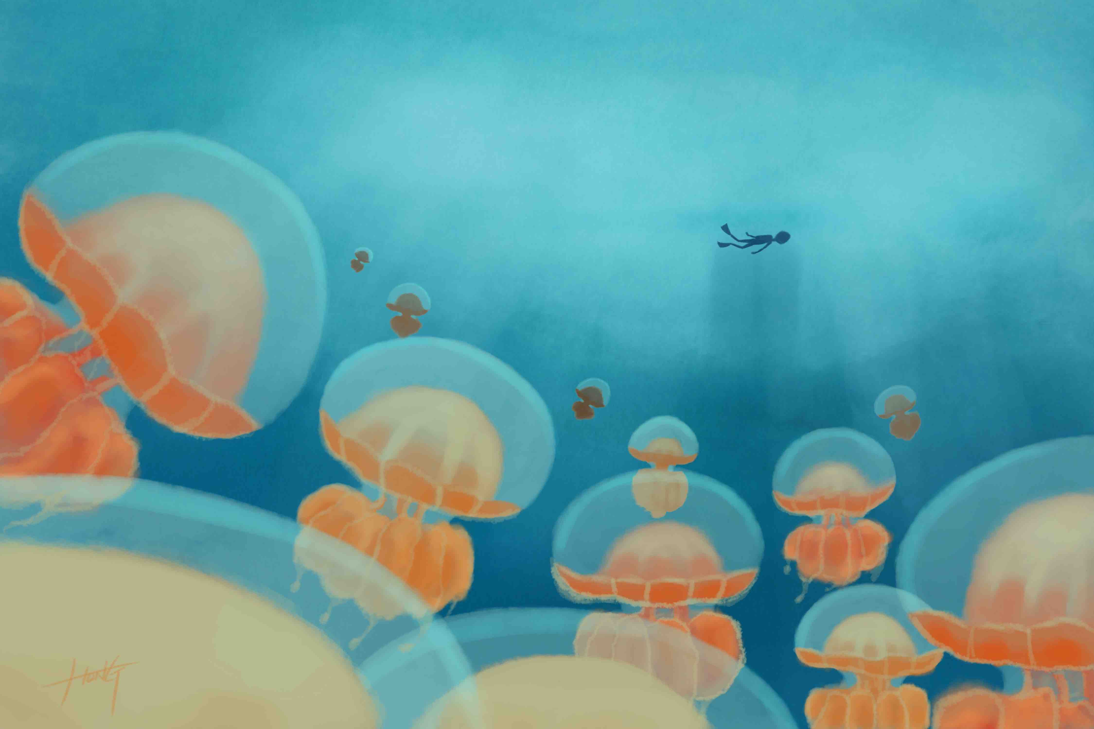 Jelly painting